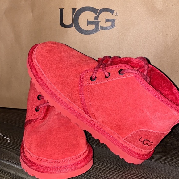 Women’s UGG SAMBA RED NEUMEL BOOTS - Picture 3 of 11